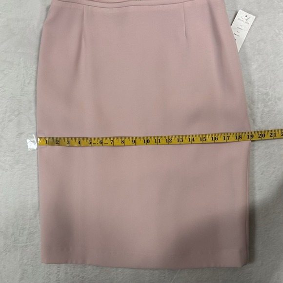 NEW Tahari ASL Blazer Skirt Suit Size 6 4 Bow Pleated Pale Pink Icon 2 Pc Set - Picture 15 of 16